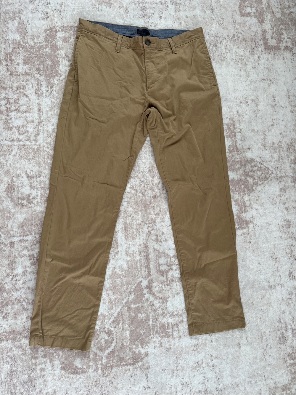 14th & Union Khaki Straight-Fit Chinos